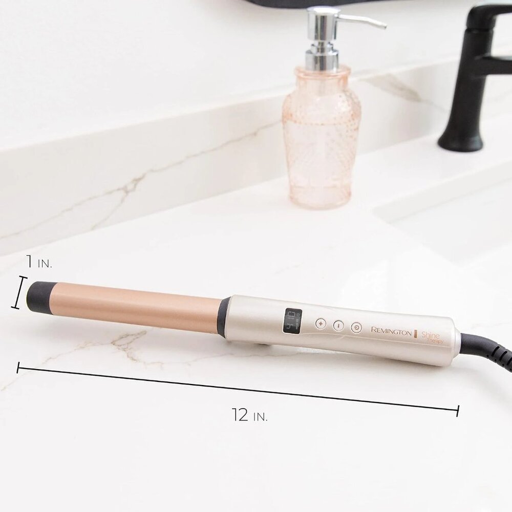 REMINGTON Shine Therapy Argan Oil & Keratin Infused 1 Inch Curling Wand - Picture 4 of 8